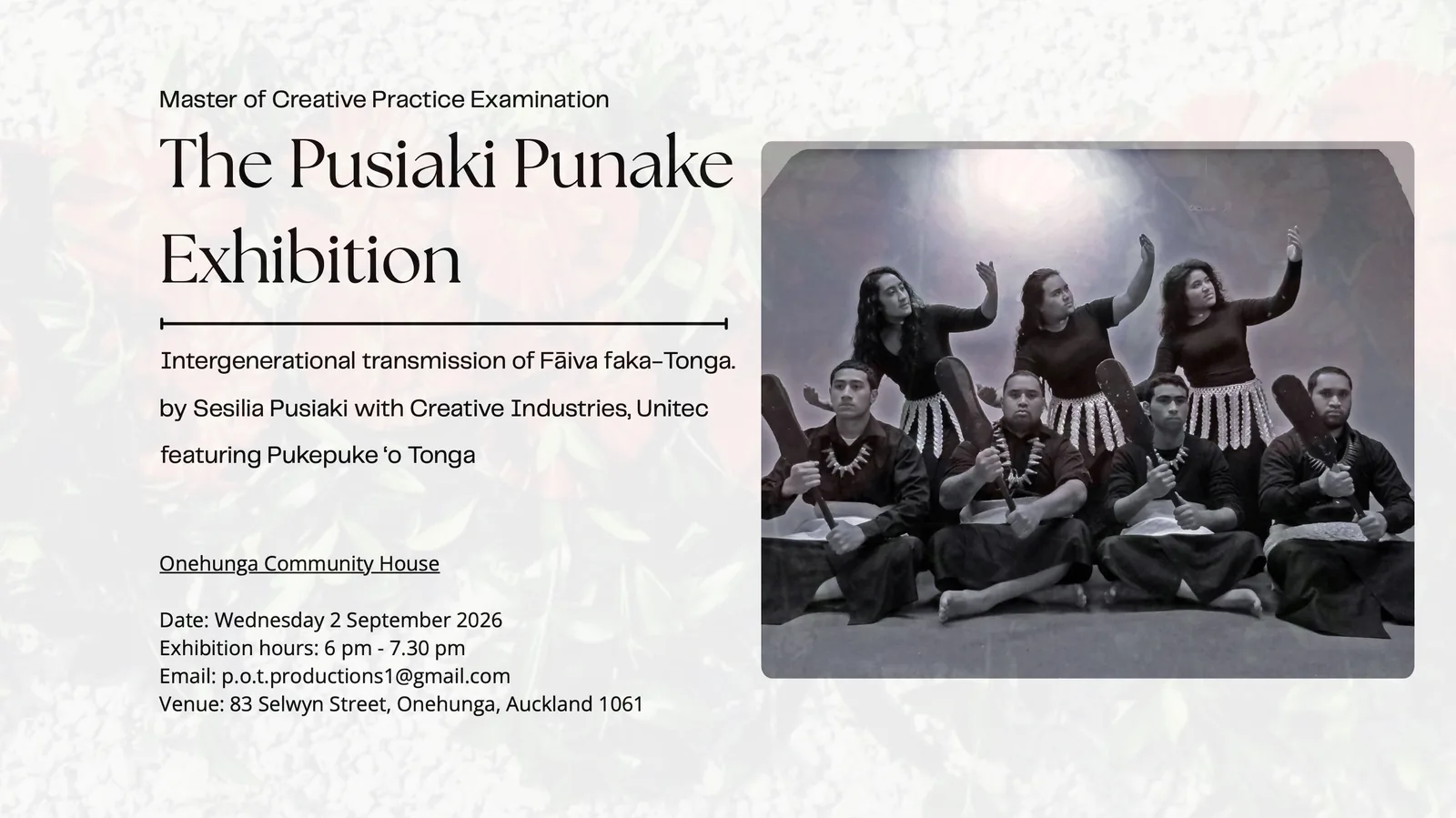 The Pusiaki Punake Exhibition